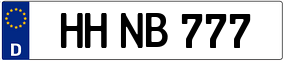 Truck License Plate